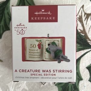 Hallmark 2023 Special Edition A Creature was Stirring Special Edition ornament